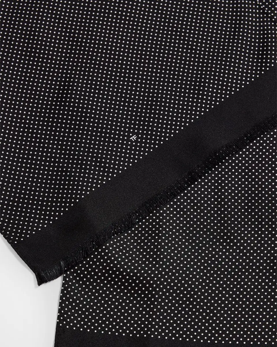 Tom Ford Micro Polka Dot Silk Scarf | Thumbnail 4 Tom Ford Micro Polka Dot Silk Scarf | Thumbnail 4