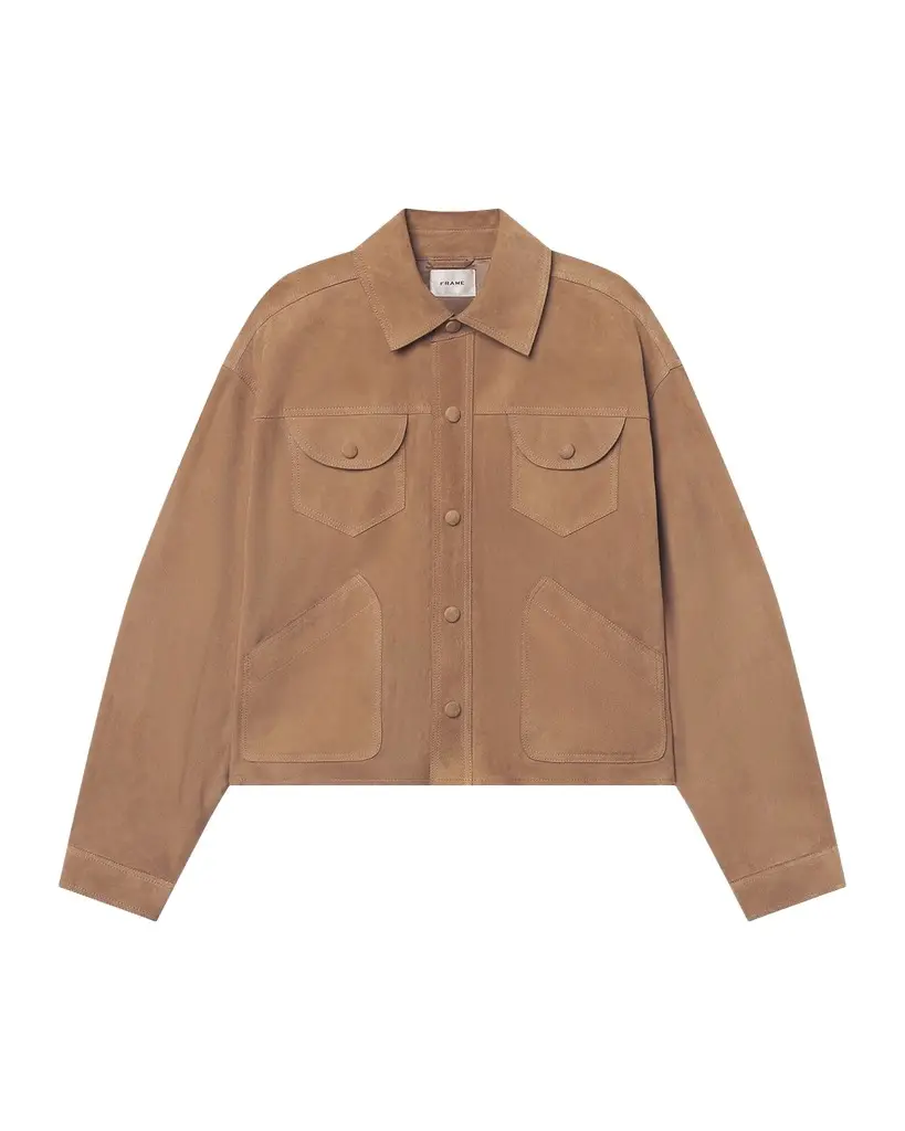 Frame The Suede Utility Jacket | Image 1 Frame The Suede Utility Jacket | Image 1