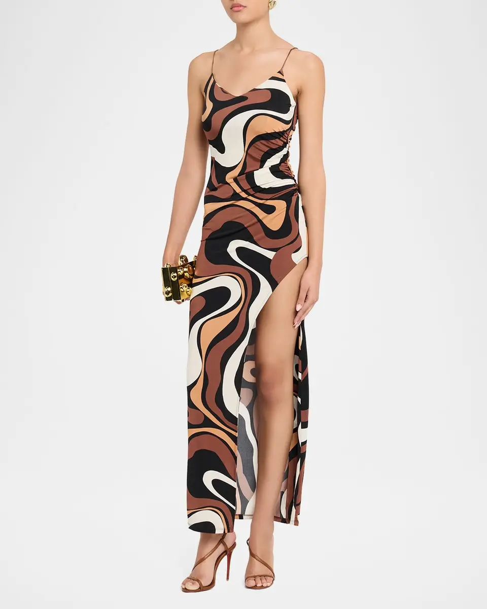 Generation Love Hailey Geometric Jersey Maxi Dress | Thumbnail 4