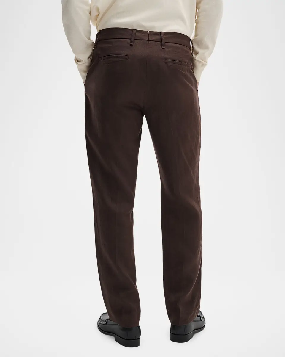 rag & bone Men's Evan Linen Straight Leg Trousers | Thumbnail 3 rag & bone Men's Evan Linen Straight Leg Trousers | Thumbnail 3