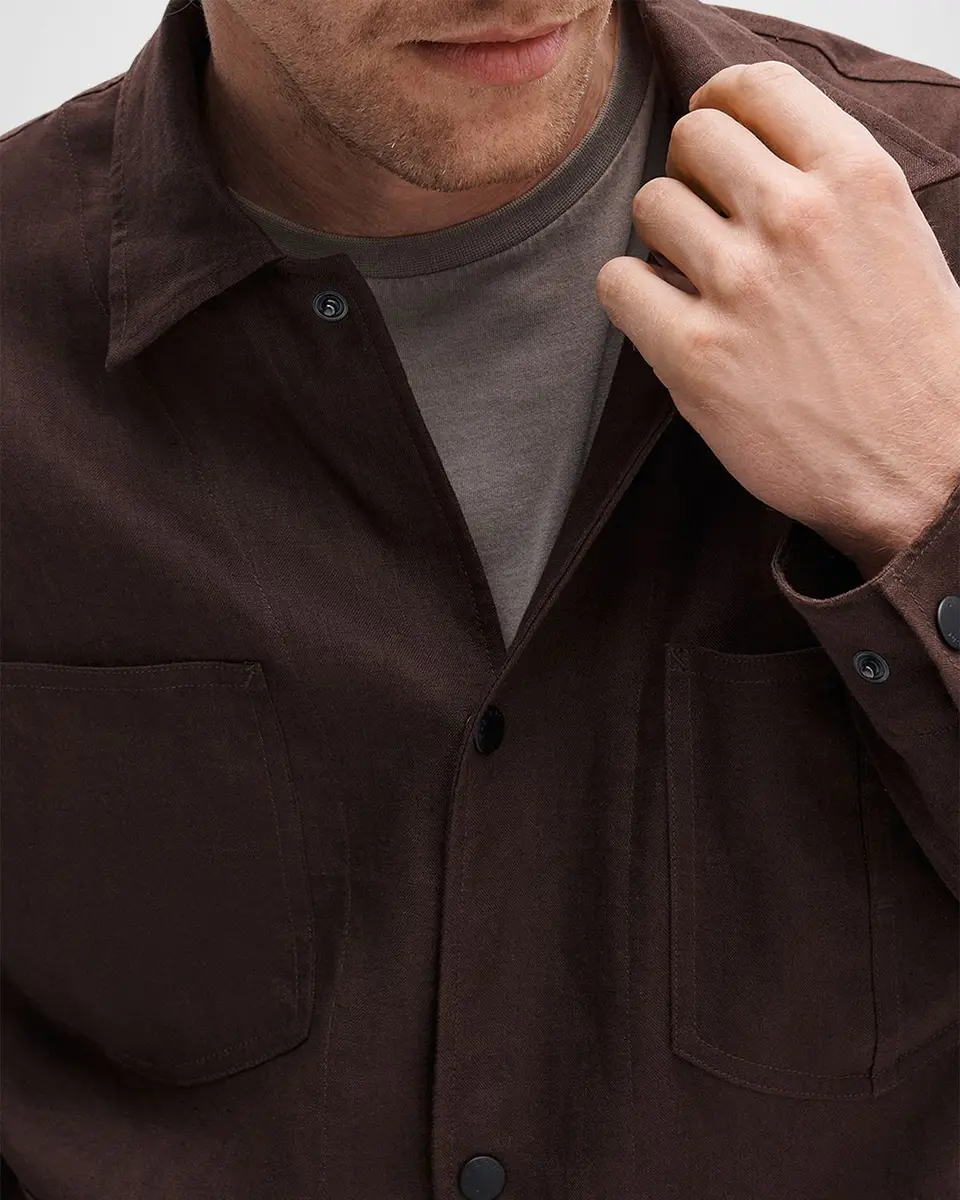 rag & bone Men's Calder Linen Overshirt | Thumbnail 7 rag & bone Men's Calder Linen Overshirt | Thumbnail 7