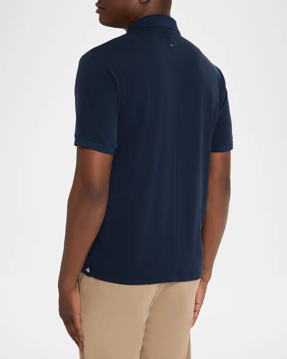 rag & bone Men's Slim Stretch Polo Shirt | Thumbnail 3 rag & bone Men's Slim Stretch Polo Shirt | Thumbnail 3