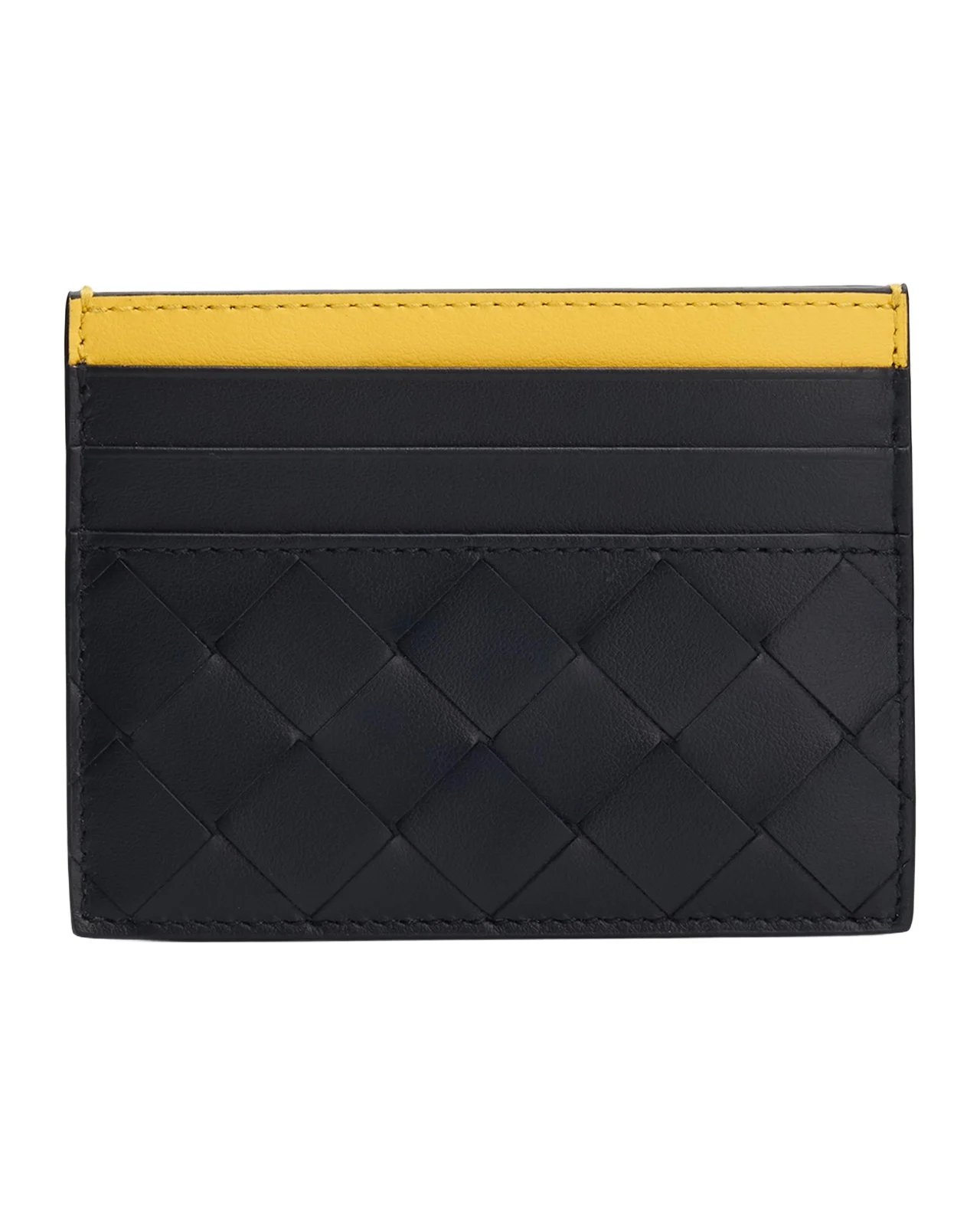 Bottega Veneta Men's Colorblock Leather Card Holder