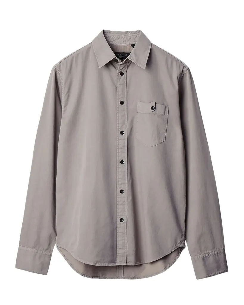 rag & bone Men's Tomlin Cotton Stretch Button-Down Shirt | Image 1 rag & bone Men's Tomlin Cotton Stretch Button-Down Shirt | Image 1