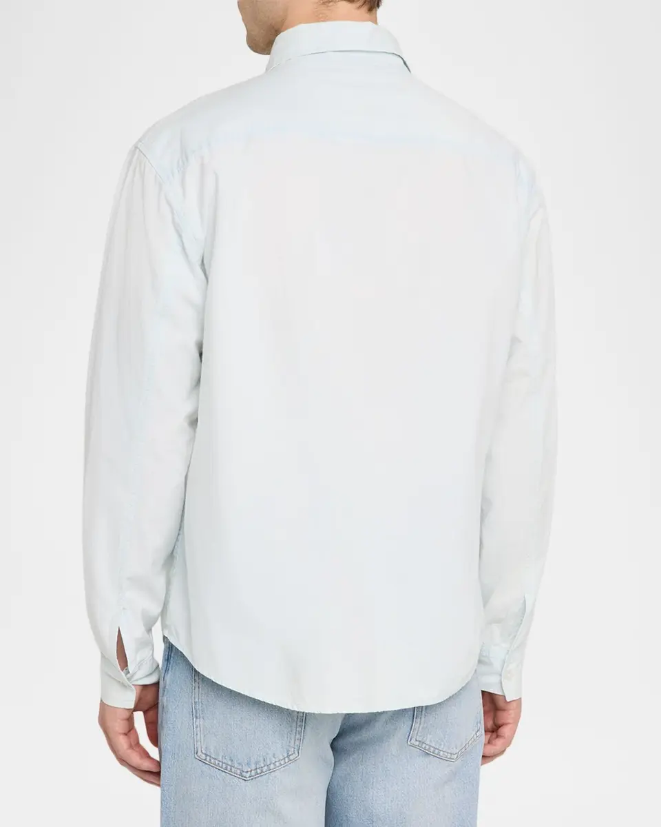 Frame Men's Cotton Denim Shirt | Thumbnail 3 Frame Men's Cotton Denim Shirt | Thumbnail 3