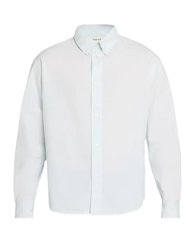 FRAME Men's Cotton Denim Shirt | Image 1 FRAME Men's Cotton Denim Shirt | Image 1
