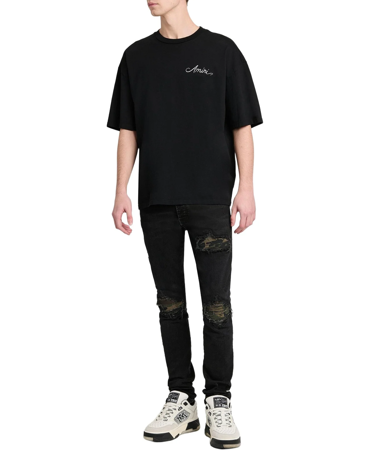 Men's Logo Cotton Crewneck T-Shirt
