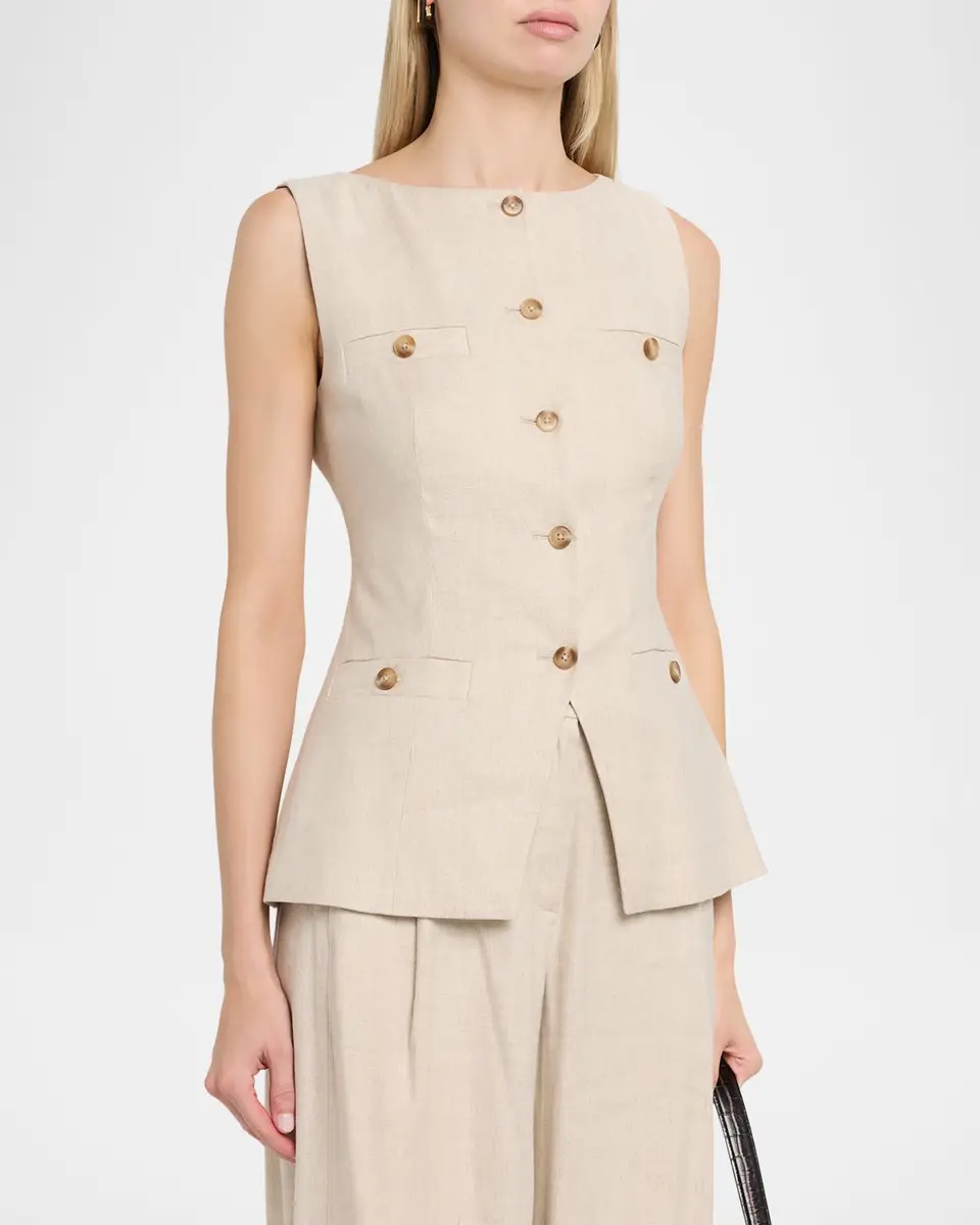 Toccin Amra Boat-Neck Vest | Thumbnail 4 Toccin Amra Boat-Neck Vest | Thumbnail 4