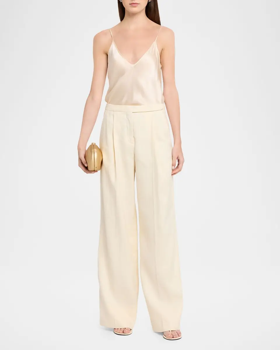 Dorothee Schumacher Casual Sophistication Linen-Cotton Wide-Leg Pants | Thumbnail 2