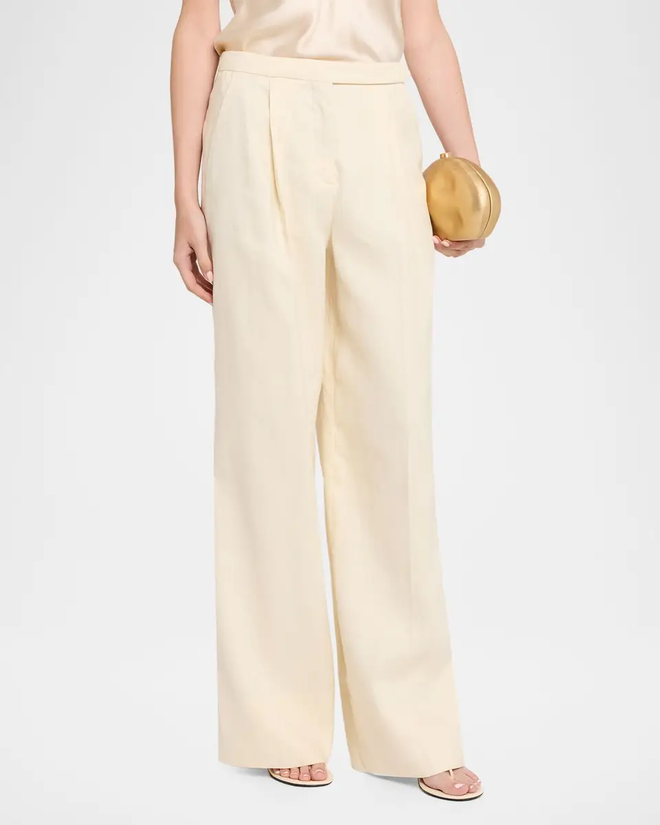 Dorothee Schumacher Casual Sophistication Linen-Cotton Wide-Leg Pants | Thumbnail 4