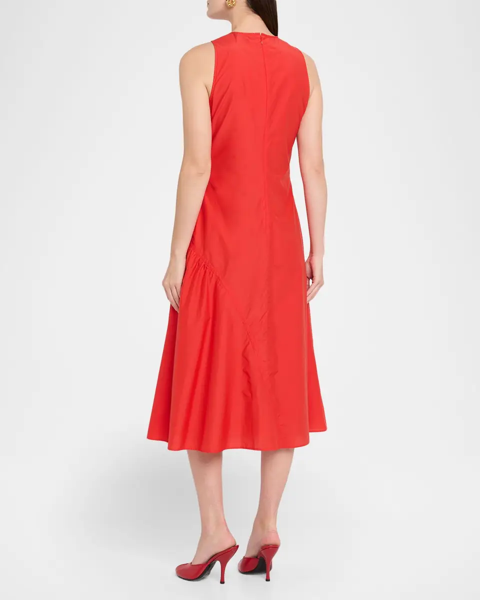 Theory Asymmetric Ruched Tank Dress | Thumbnail 3 Theory Asymmetric Ruched Tank Dress | Thumbnail 3
