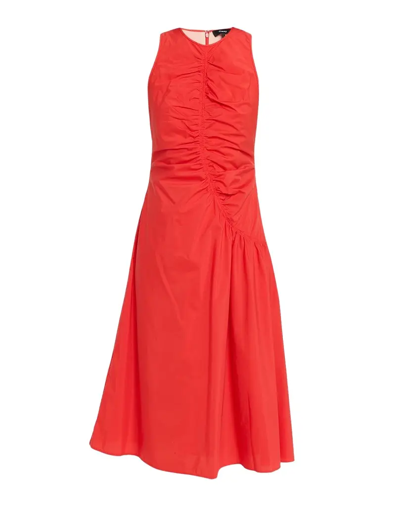 Theory Asymmetric Ruched Tank Dress | Image 1 Theory Asymmetric Ruched Tank Dress | Image 1