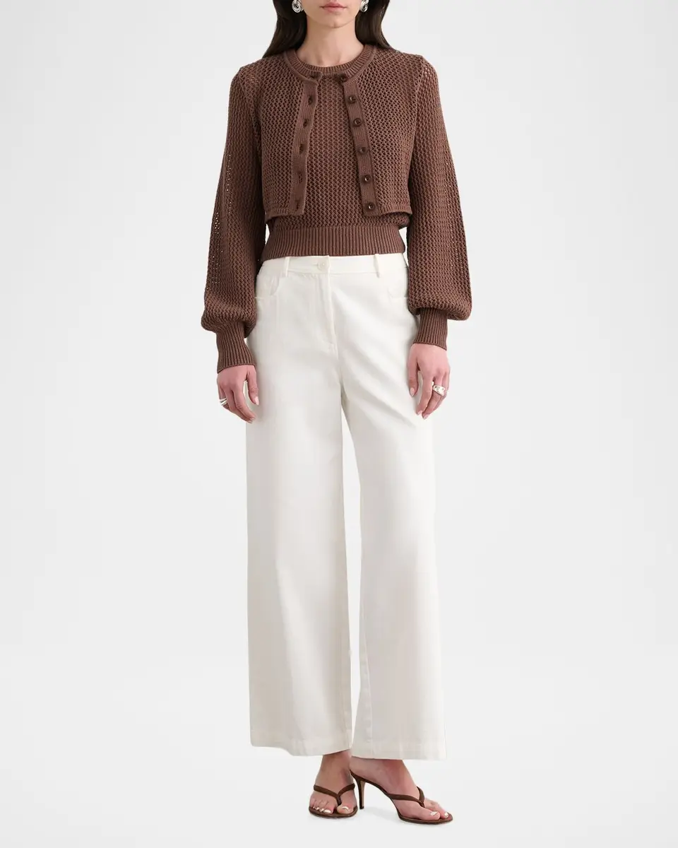 Toccin Tori Blouson-Sleeve Cardigan | Thumbnail 2 Toccin Tori Blouson-Sleeve Cardigan | Thumbnail 2