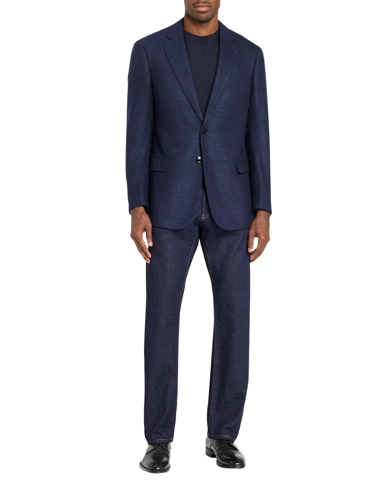 Men's Soft Textured Single-Breasted Sport Coat Men's Soft Textured Single-Breasted Sport Coat