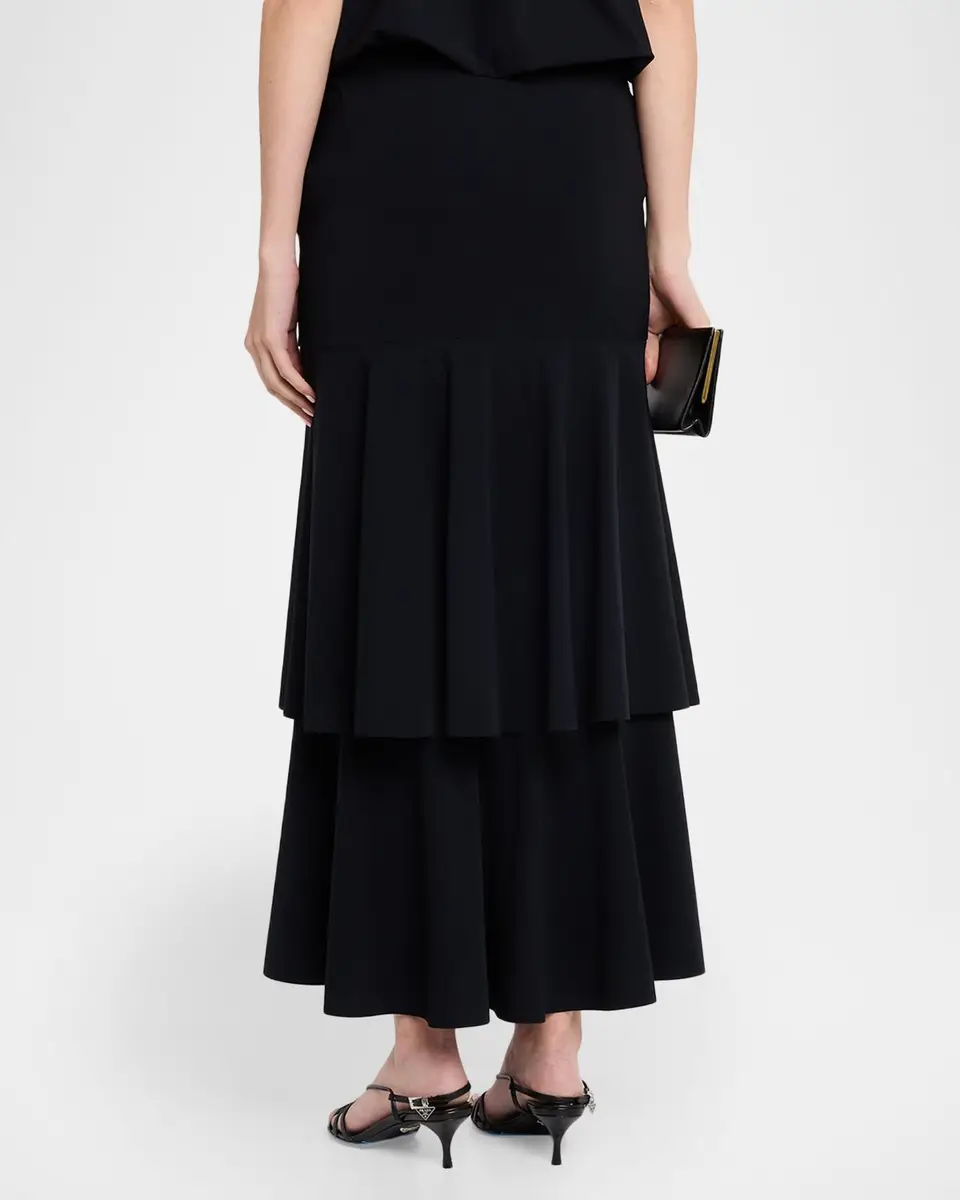 Dorothee Schumacher Modern Flow Tiered Midi Skirt | Thumbnail 3 Dorothee Schumacher Modern Flow Tiered Midi Skirt | Thumbnail 3