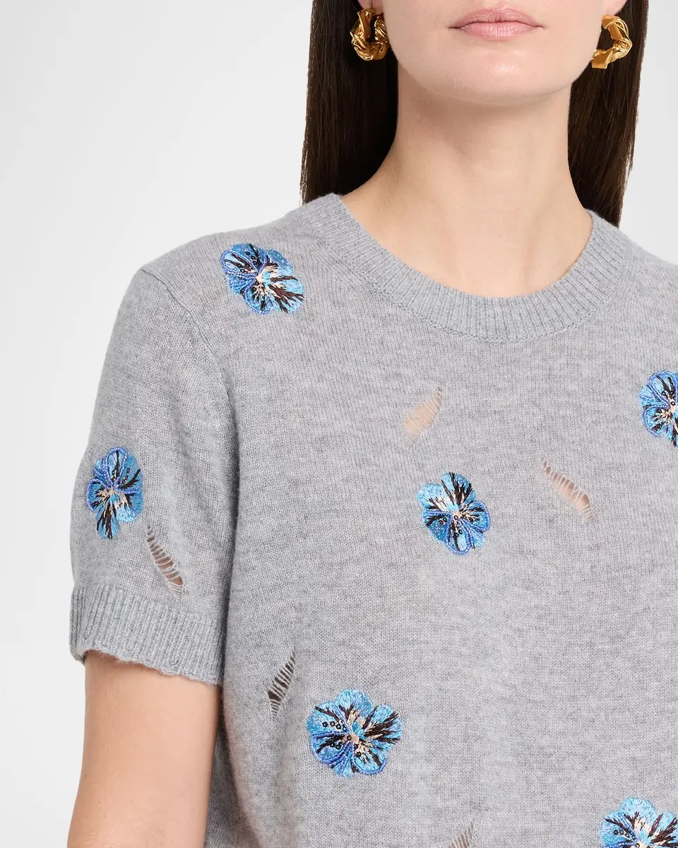 Dorothee Schumacher Blooming Statements Embroidered Pullover | Thumbnail 5 Dorothee Schumacher Blooming Statements Embroidered Pullover | Thumbnail 5