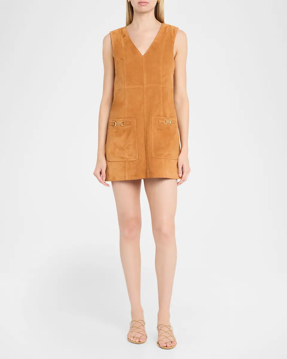 Ulla Johnson Sloane Suede Mini Dress | Thumbnail 2 Ulla Johnson Sloane Suede Mini Dress | Thumbnail 2