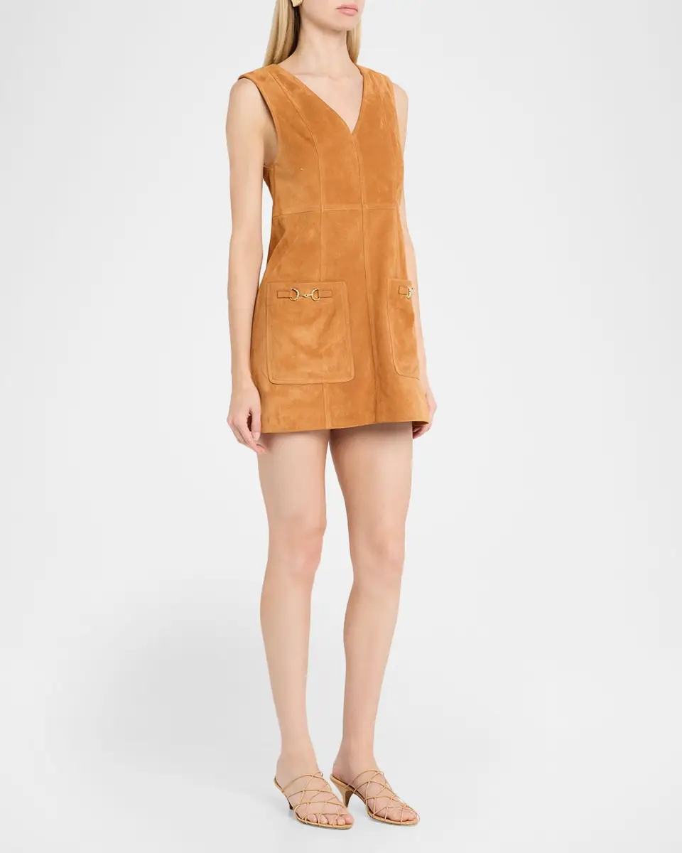 Ulla Johnson Sloane Suede Mini Dress | Thumbnail 4 Ulla Johnson Sloane Suede Mini Dress | Thumbnail 4
