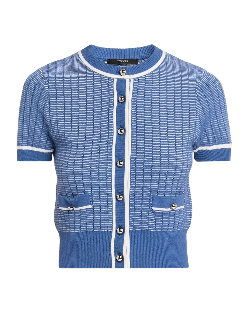 Toccin Patra Short-Sleeve Cardigan | Image 1 Toccin Patra Short-Sleeve Cardigan | Image 1