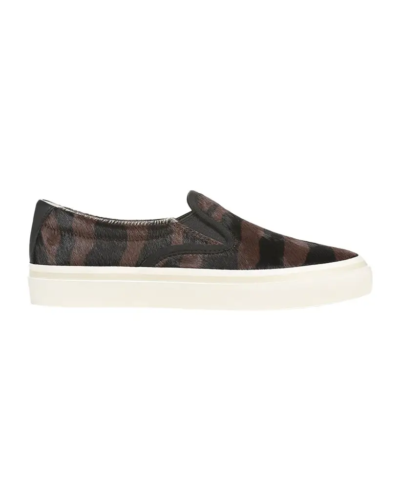 Vince Blair Striped Calf Hair Slip-On Sneakers | Image 1 Vince Blair Striped Calf Hair Slip-On Sneakers | Image 1