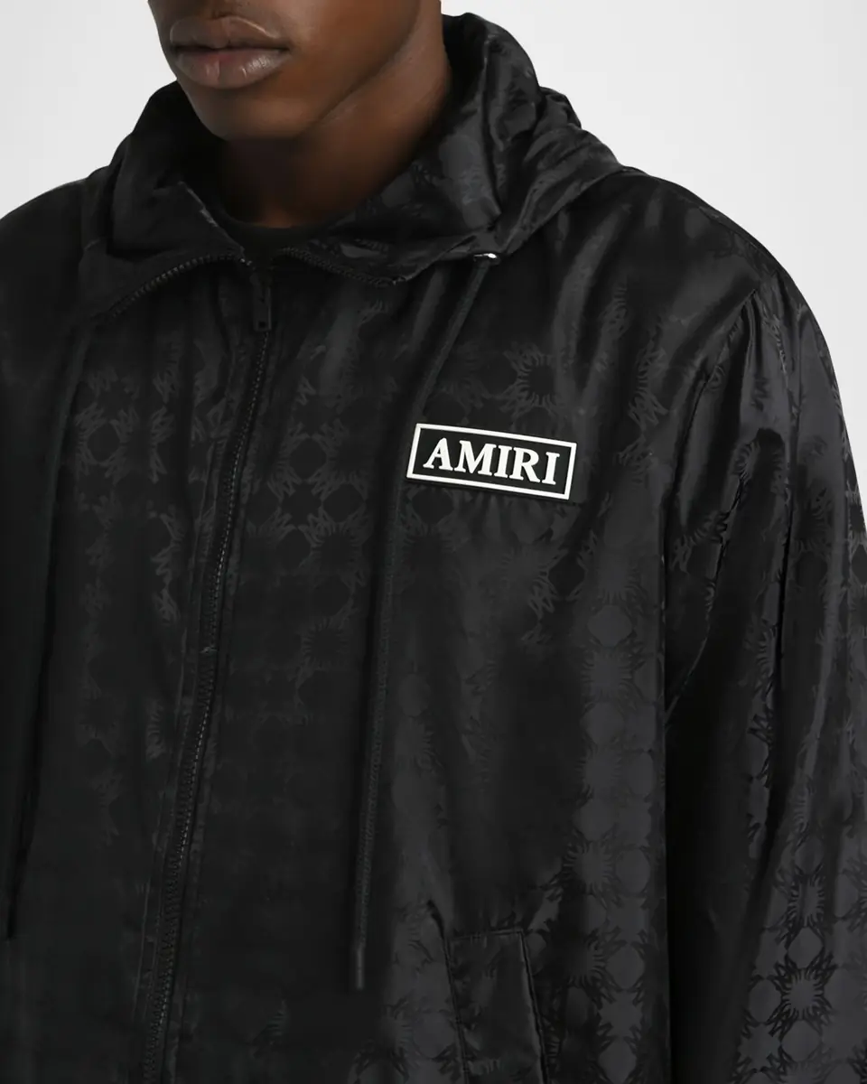 AMIRI Men's Nylon MA Quad Full-Zip Hoodie | Thumbnail 4 AMIRI Men's Nylon MA Quad Full-Zip Hoodie | Thumbnail 4