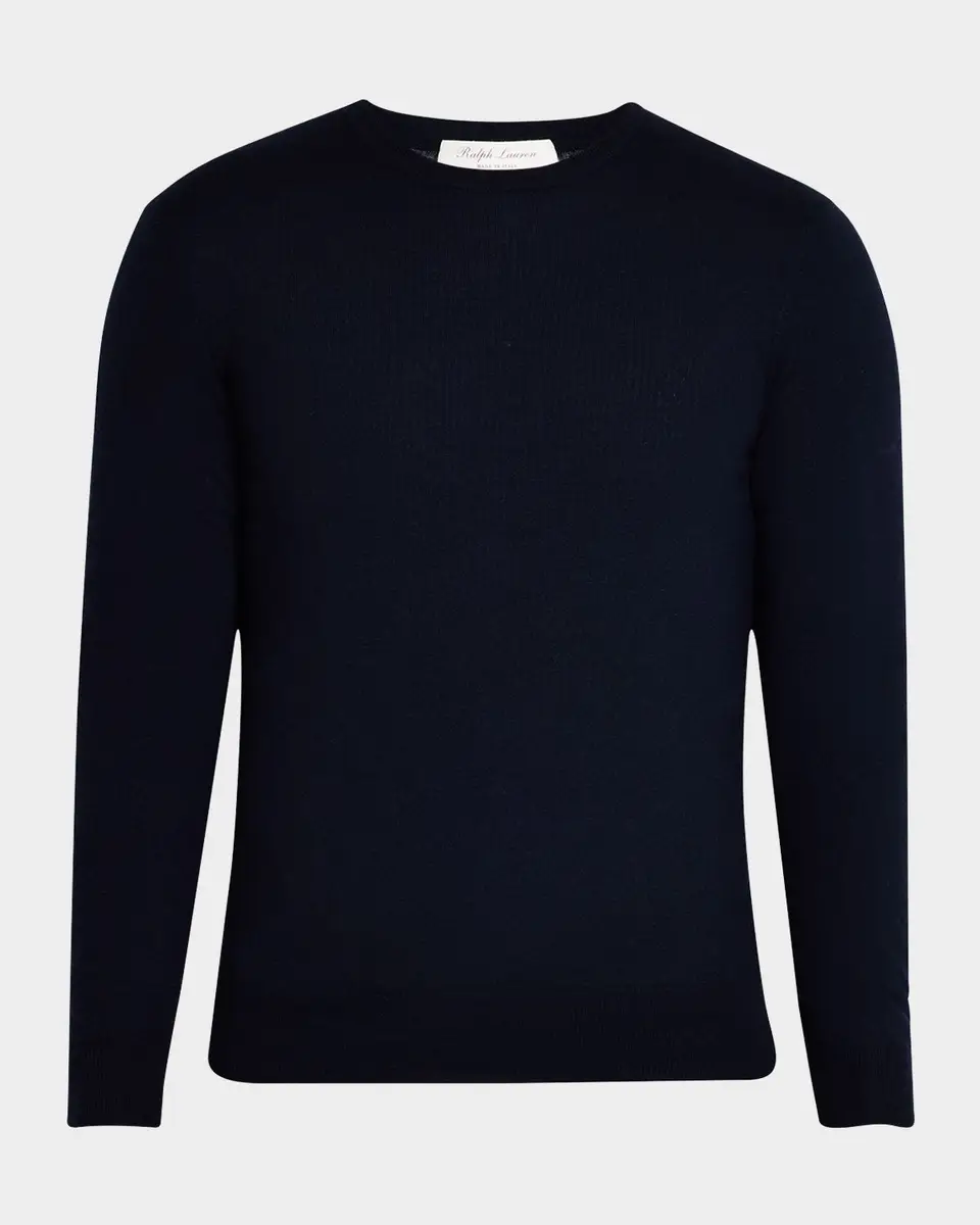 Ralph Lauren Purple Label Men's Cashmere Crewneck Sweater | Thumbnail 2
