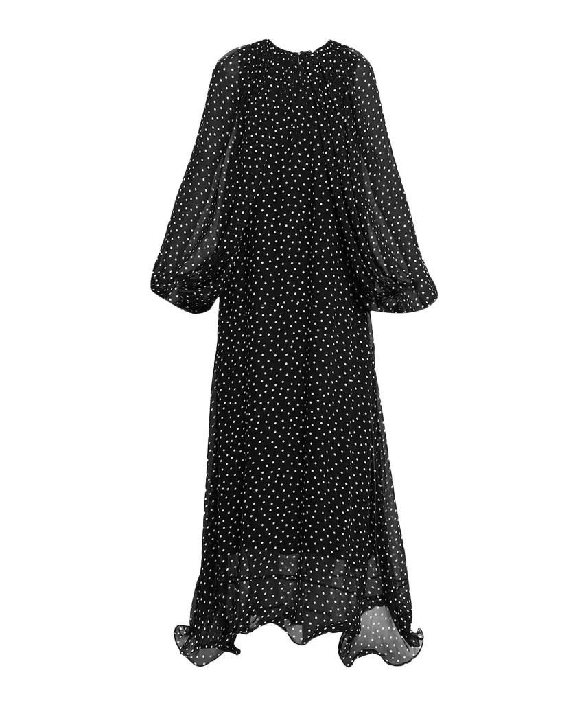 Dorothee Schumacher Dancing Dots Polka-Dot Flounce Maxi Dress | Image 1 Dorothee Schumacher Dancing Dots Polka-Dot Flounce Maxi Dress | Image 1