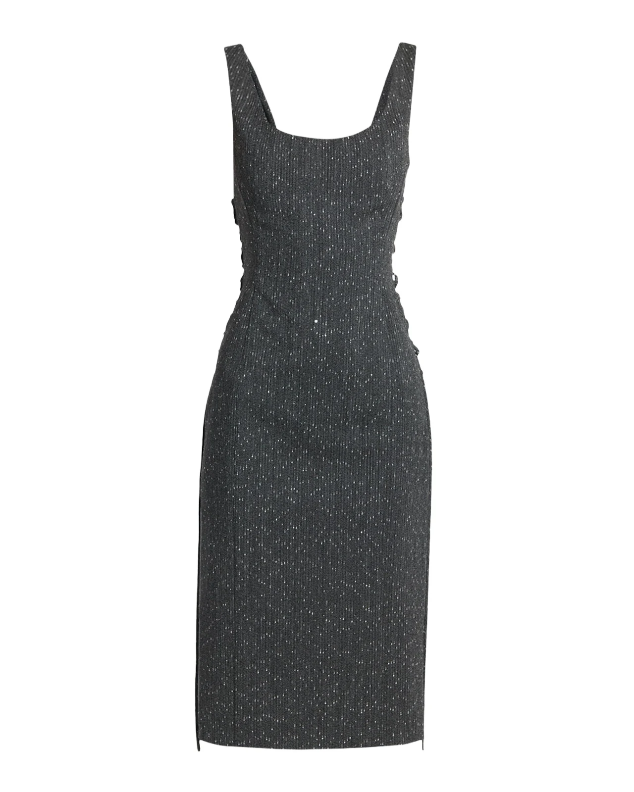 Alexander McQueen Sleeveless Laced Sheath Dress