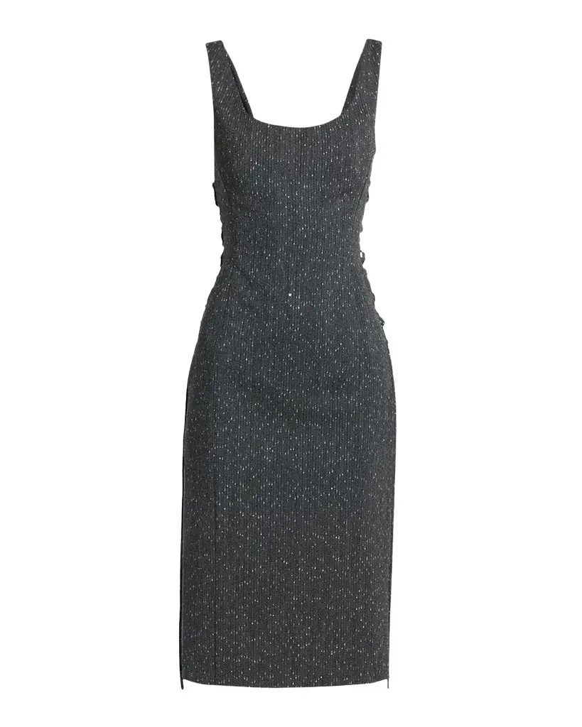 Alexander McQueen Sleeveless Laced Sheath Dress | Image 1 Alexander McQueen Sleeveless Laced Sheath Dress | Image 1