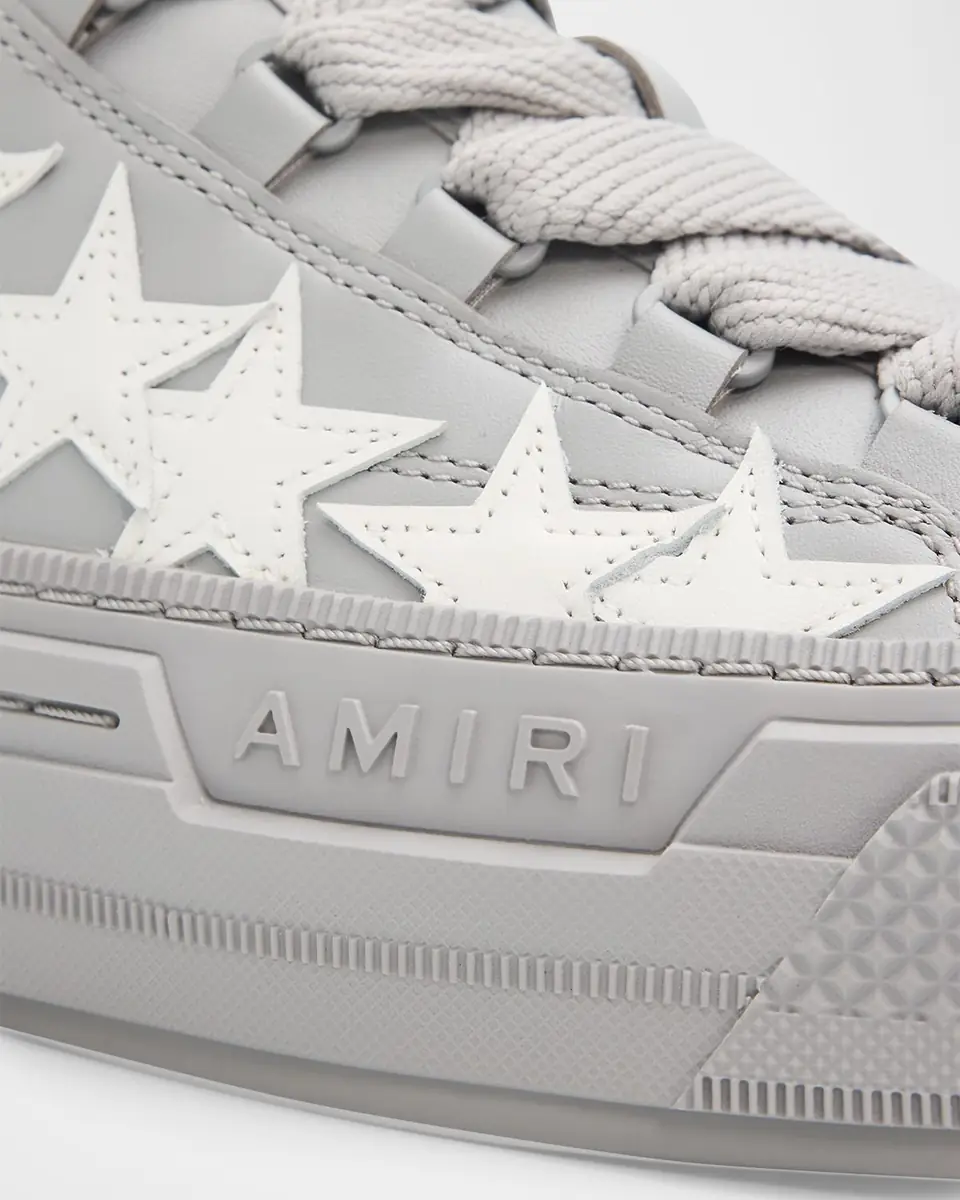 AMIRI Men's Stars Court Leather Low-Top Sneakers | Thumbnail 2 AMIRI Men's Stars Court Leather Low-Top Sneakers | Thumbnail 2