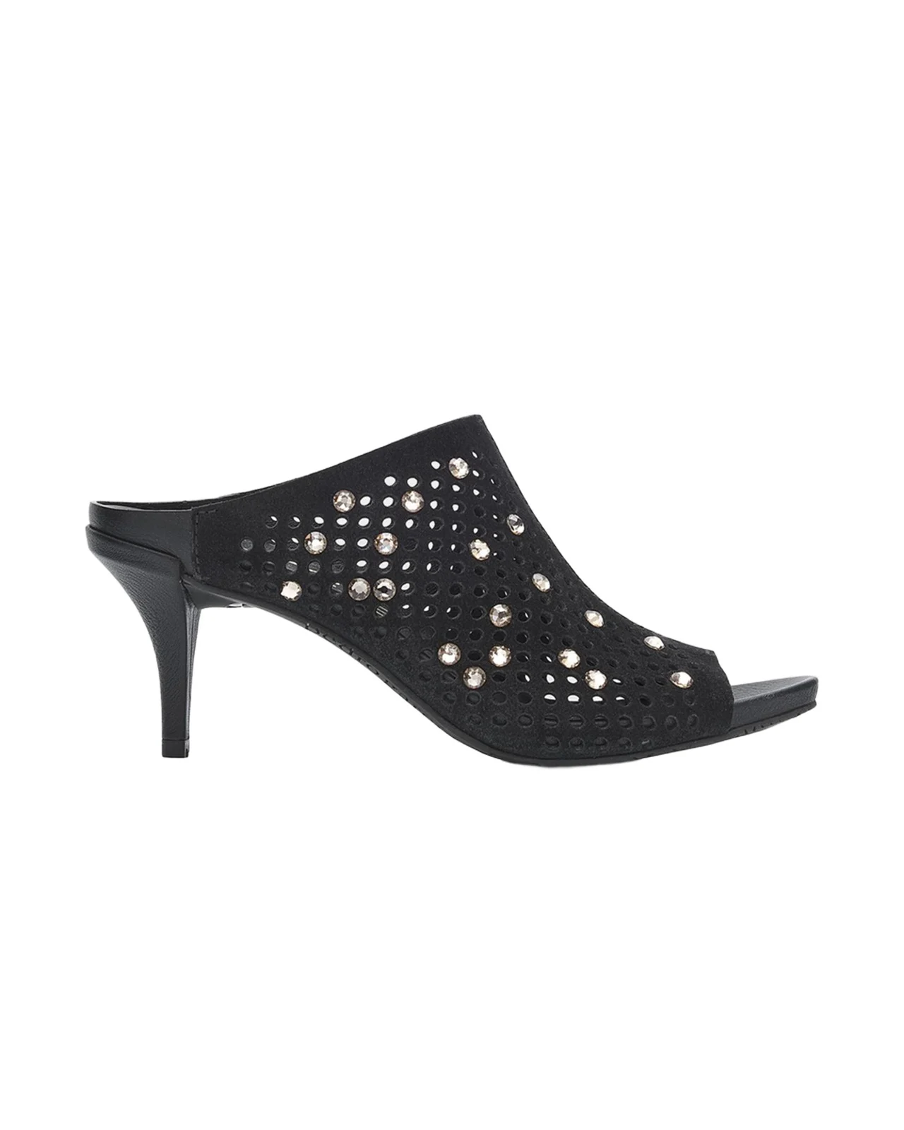 PEDRO GARCIA 65mm Waldina Embellished Perforated Suede Sandals