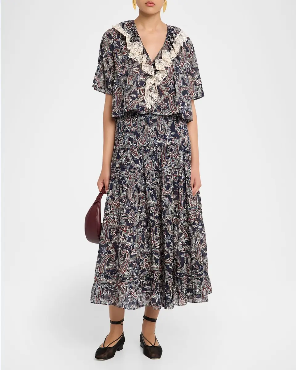 Veronica Beard Pamelis Paisley Top | Thumbnail 2 Veronica Beard Pamelis Paisley Top | Thumbnail 2
