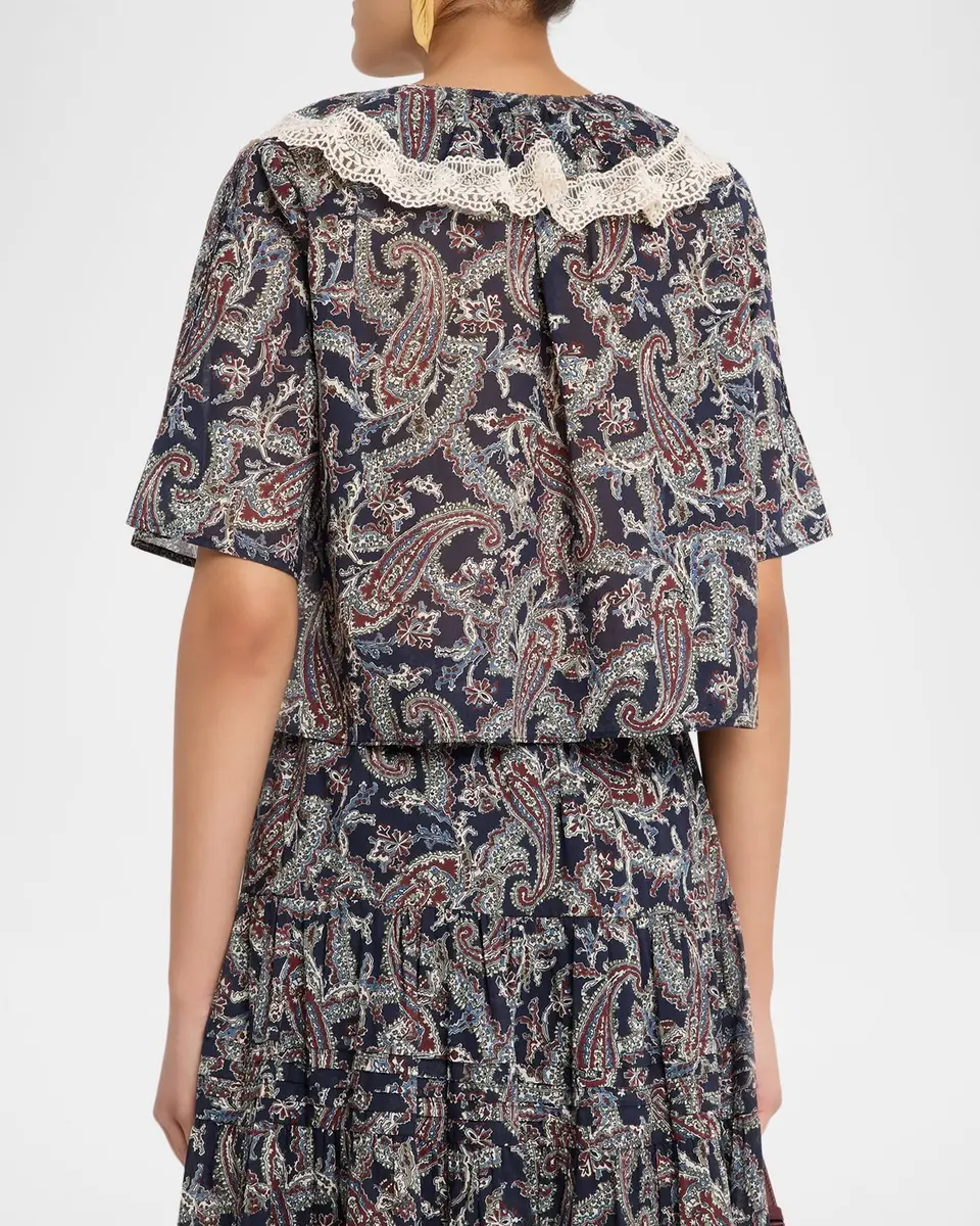 Veronica Beard Pamelis Paisley Top | Thumbnail 3 Veronica Beard Pamelis Paisley Top | Thumbnail 3