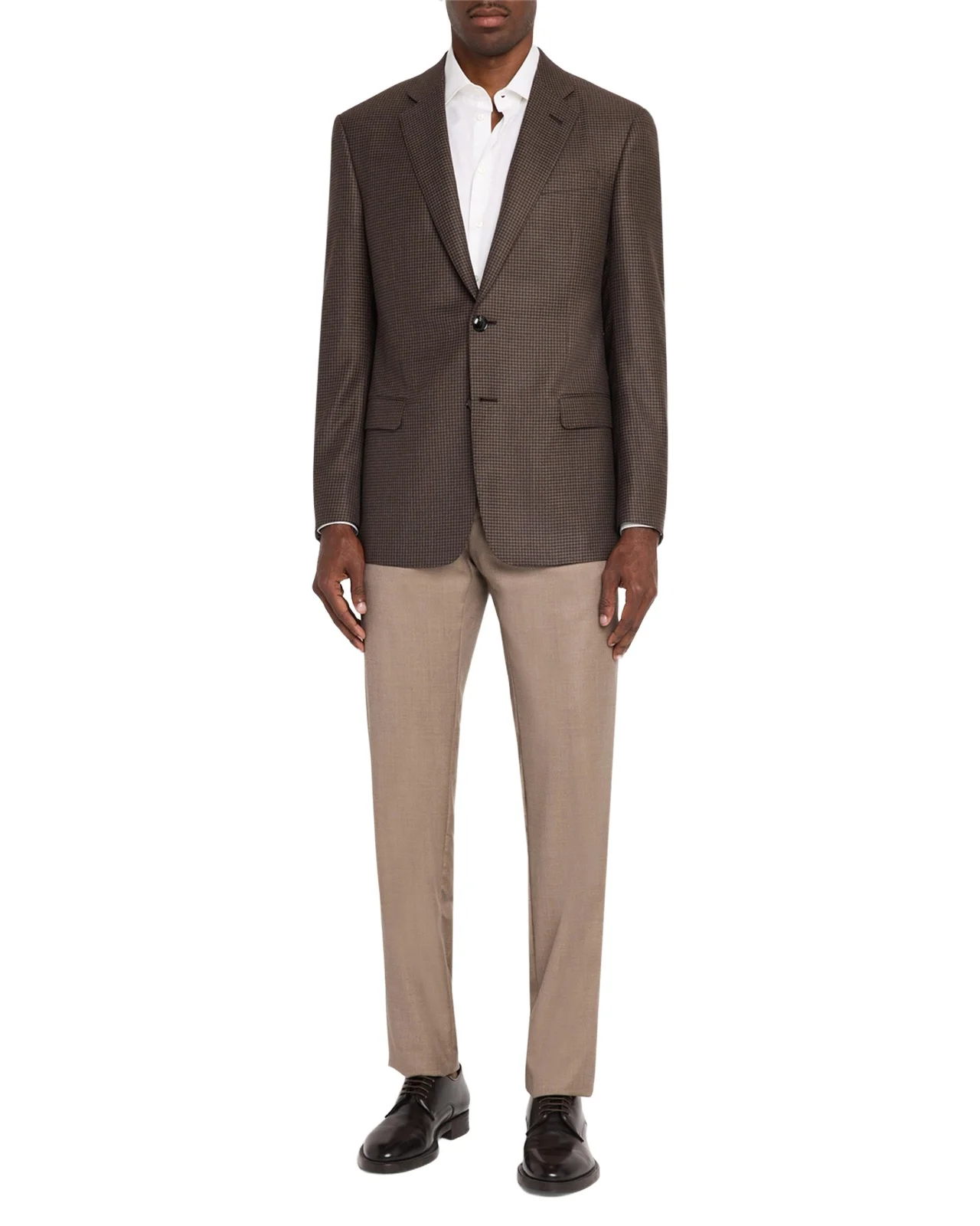 Giorgio Armani Men's Soft Line Houndstooth Single-Breasted Sport Coat