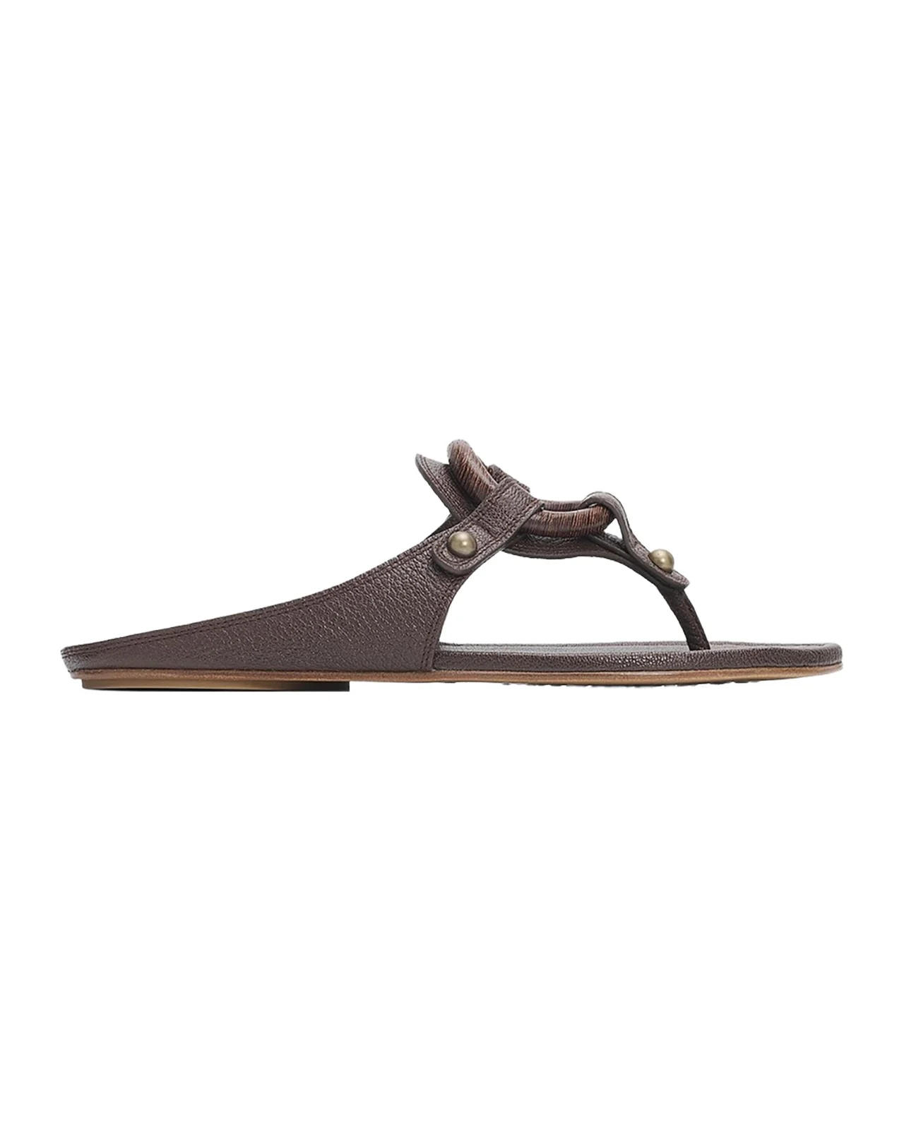 PEDRO GARCIA Pattie Leather Flat Thong Sandals