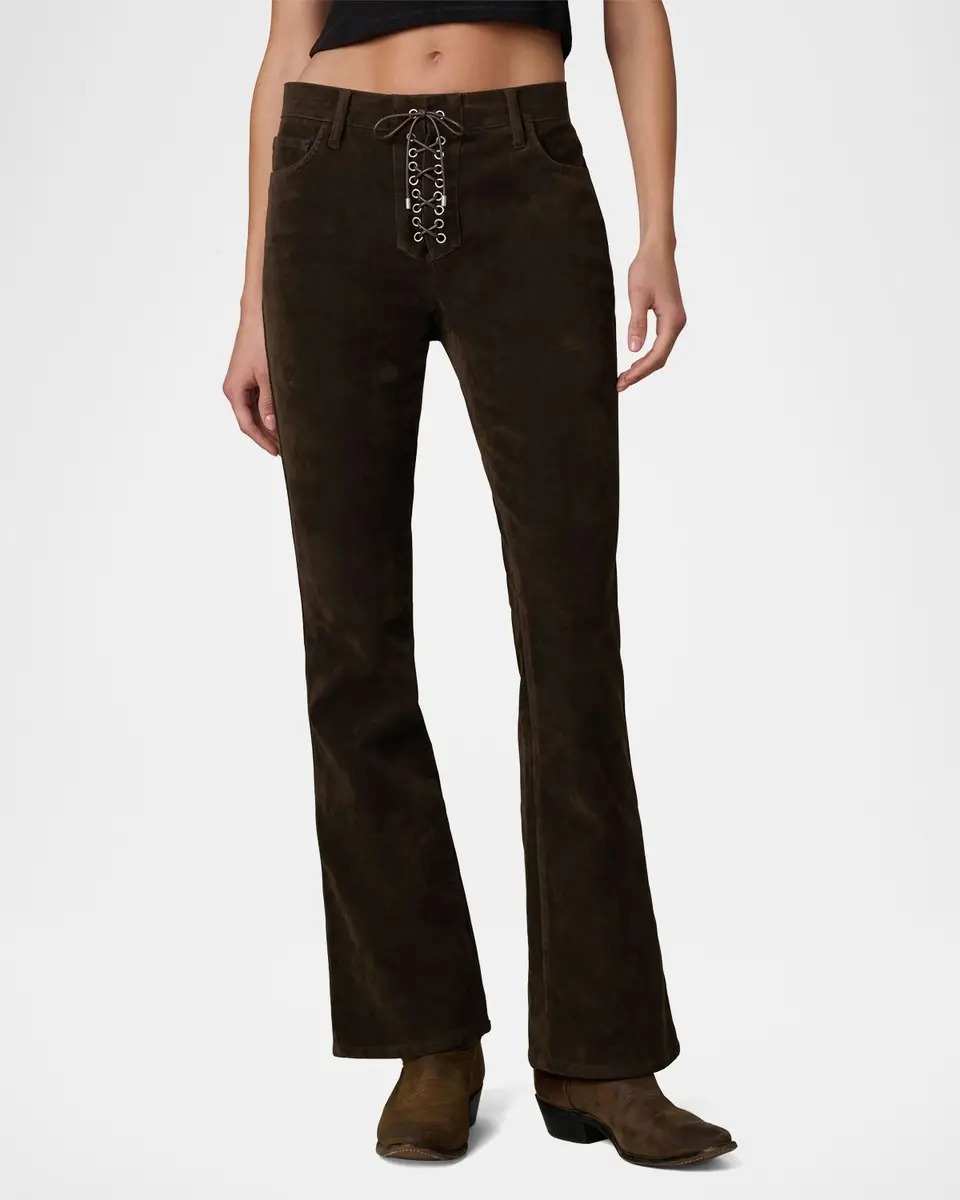 Joe's Jeans x WeWoreWhat The Vegan Suede Bootcut Jeans | Thumbnail 4 Joe's Jeans x WeWoreWhat The Vegan Suede Bootcut Jeans | Thumbnail 4