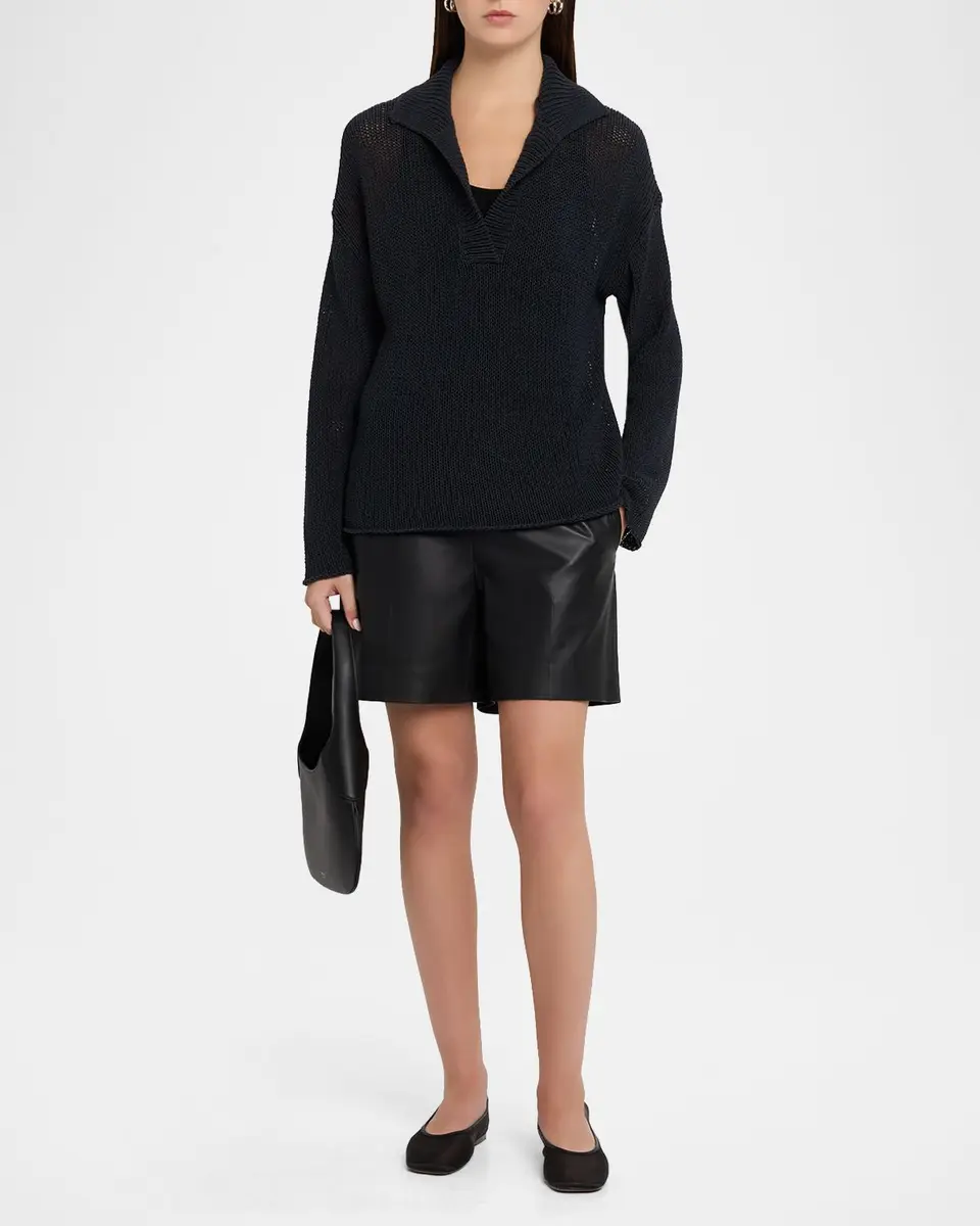 Vince Coated Cotton Sweater | Thumbnail 2