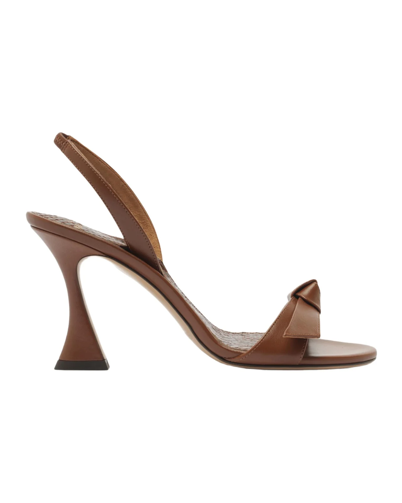 60mm Clarita Leather Slingback Sandals