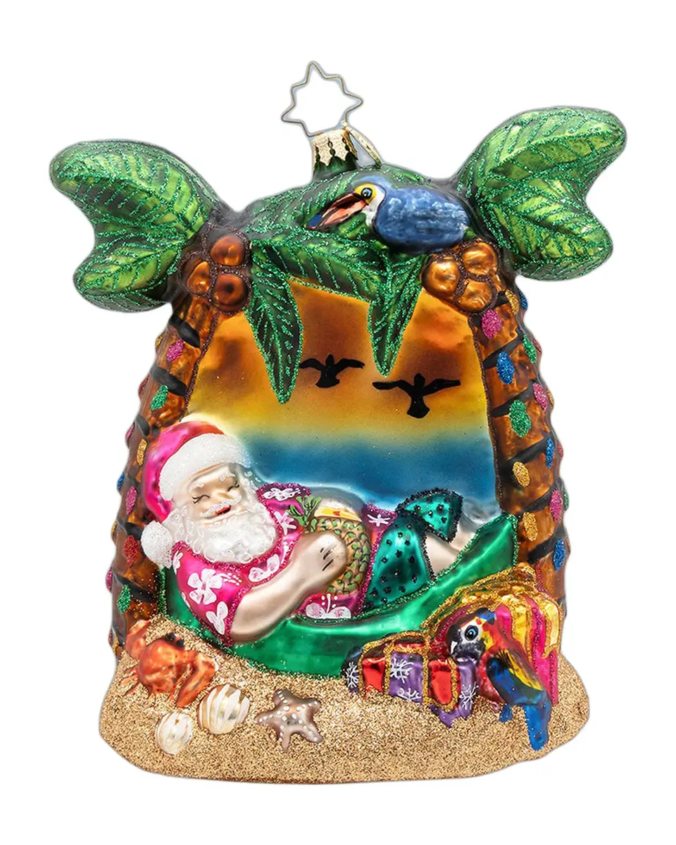 Christopher Radko Santa's Breezy Break Christmas Ornament | Thumbnail 3
