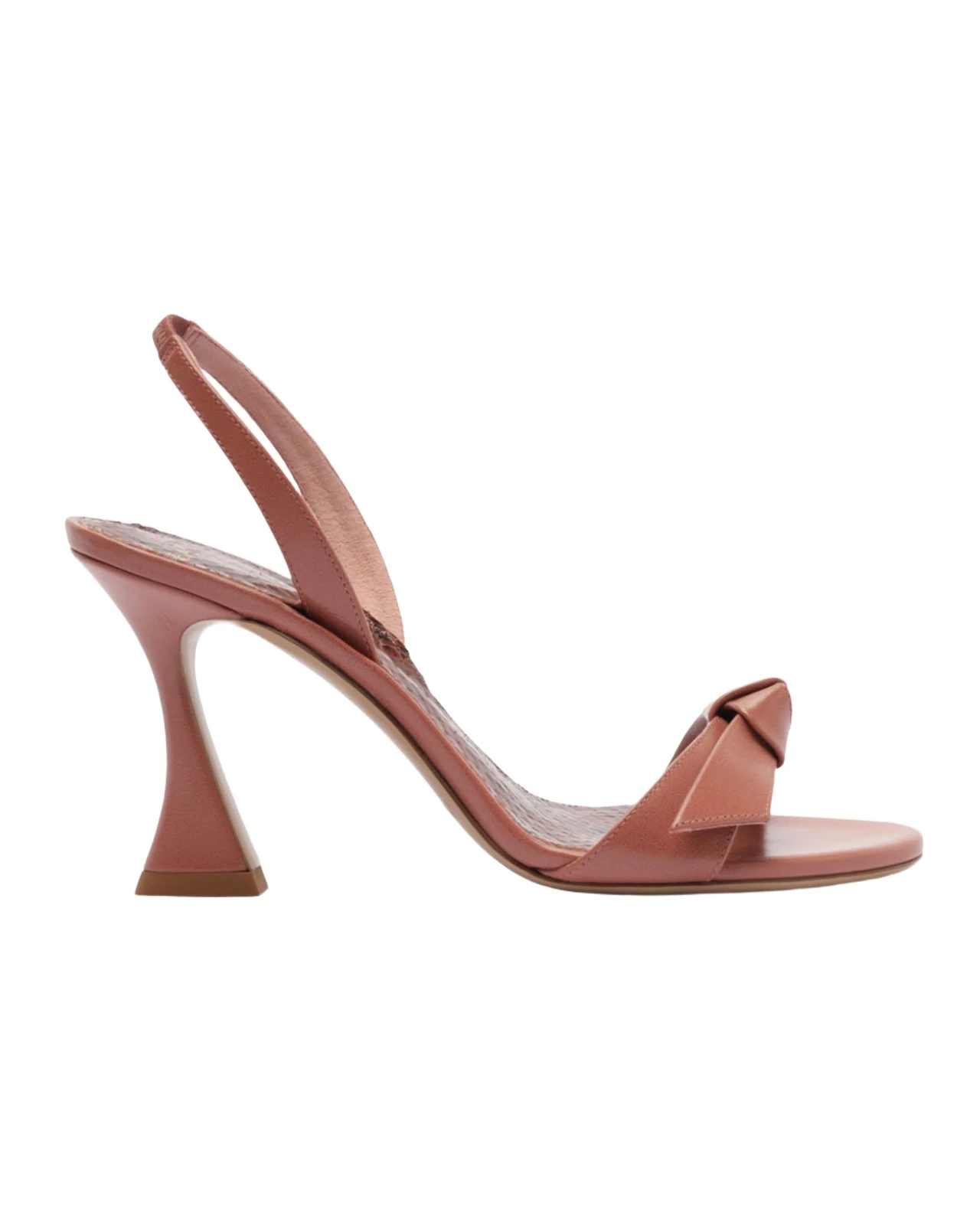 60mm Clarita Leather Slingback Sandals