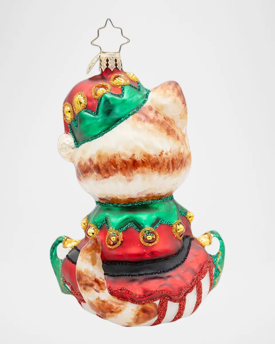 Christopher Radko Holly Jolly Kitty Christmas Ornament | Thumbnail 2