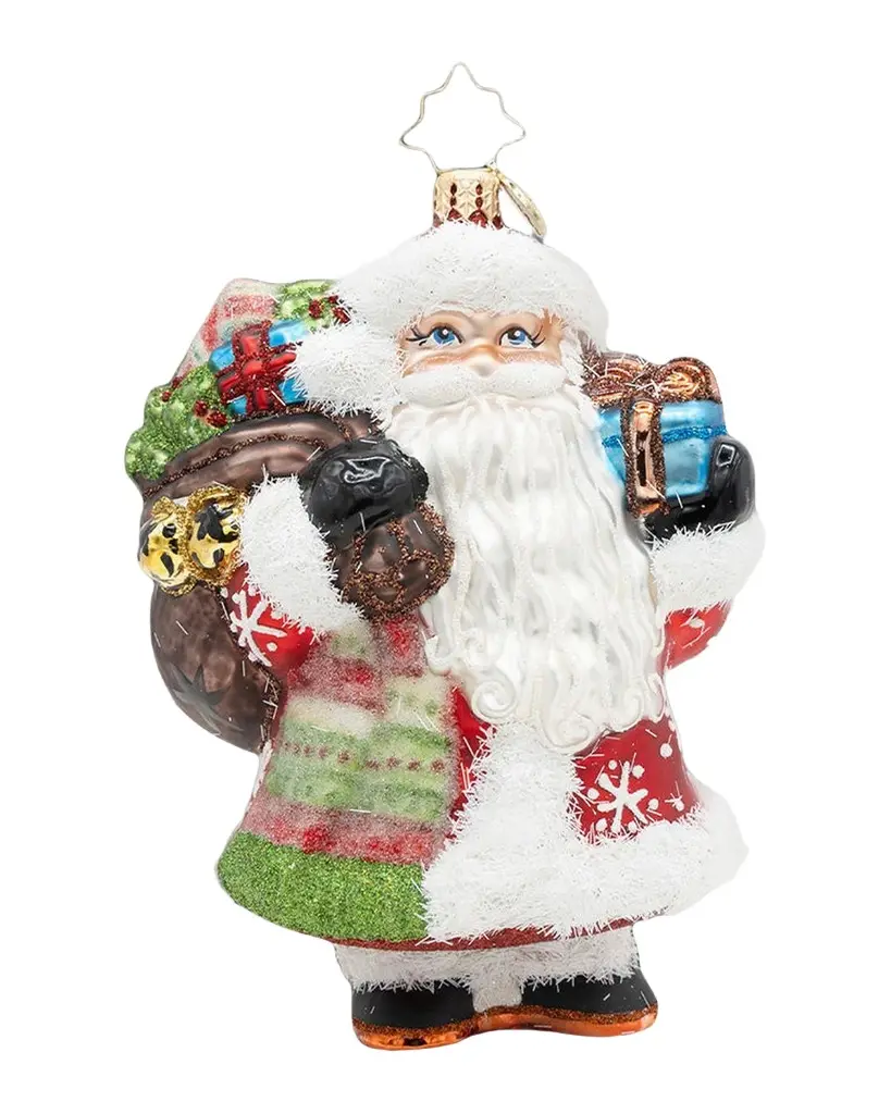 Christopher Radko The Jolliest Fellow Christmas Ornament | Image 1 Christopher Radko The Jolliest Fellow Christmas Ornament | Image 1