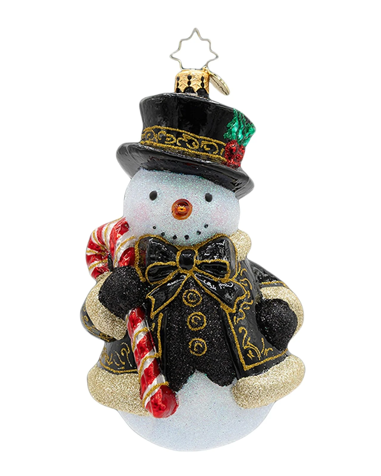 Christopher Radko The Frosted Gentleman Christmas Ornament | Thumbnail 1 Christopher Radko The Frosted Gentleman Christmas Ornament | Thumbnail 1