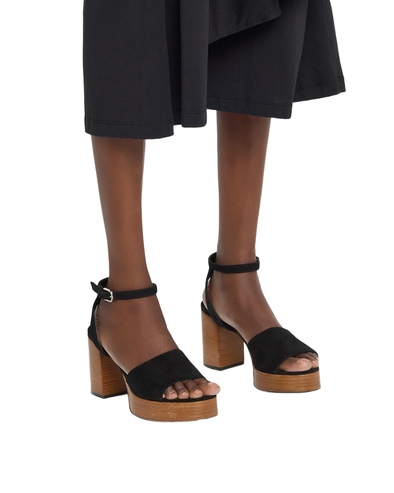 100mm Suede Platform Sandals 100mm Suede Platform Sandals