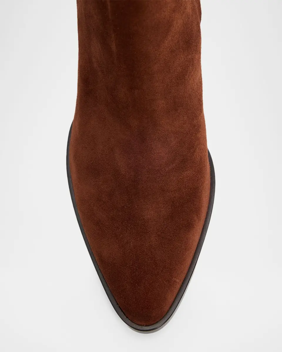 Gianvito Rossi Zaira 85mm Suede & Leather Ankle Boots | Thumbnail 5 Gianvito Rossi Zaira 85mm Suede & Leather Ankle Boots | Thumbnail 5