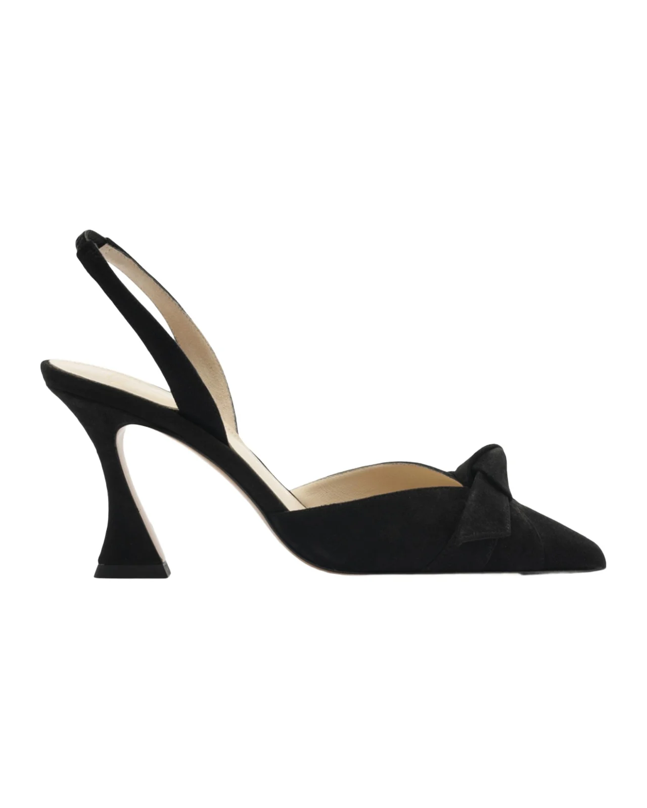 85mm Clarita Suede Slingback Pumps