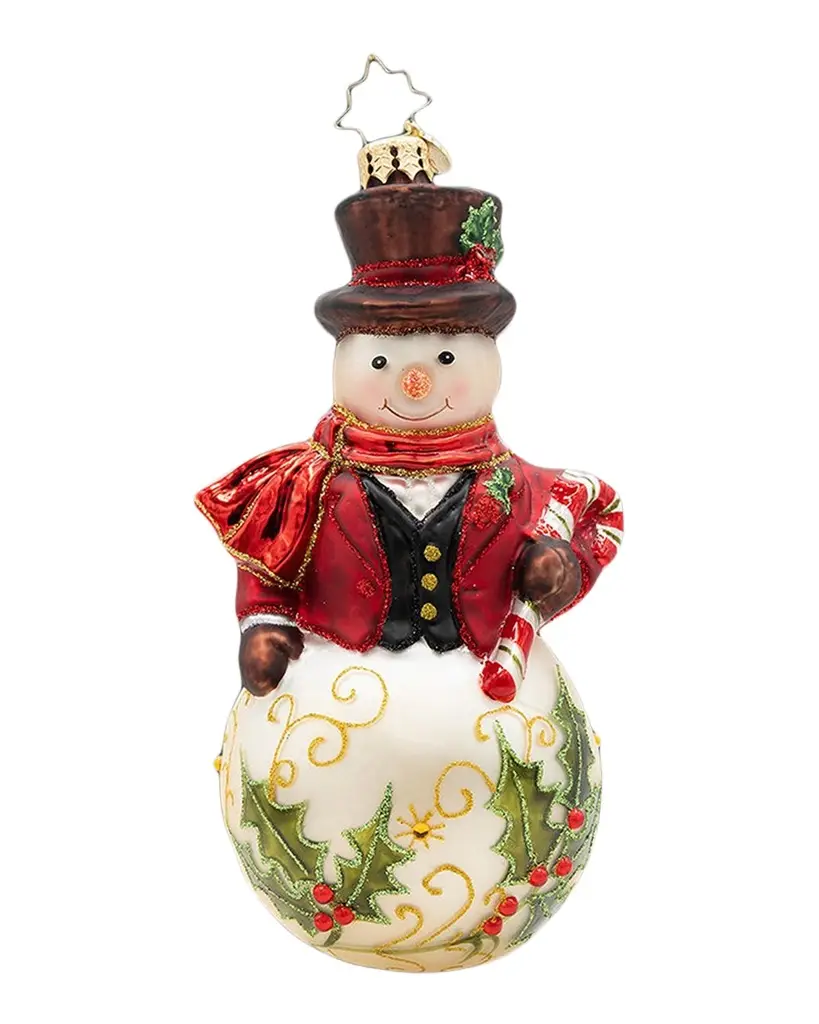 Christopher Radko The Jingle Gent Christmas Ornament | Image 1 Christopher Radko The Jingle Gent Christmas Ornament | Image 1