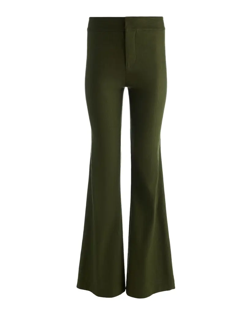 Alice + Olivia Andrew Mid-Rise Bootcut Pants | Image 1 Alice + Olivia Andrew Mid-Rise Bootcut Pants | Image 1