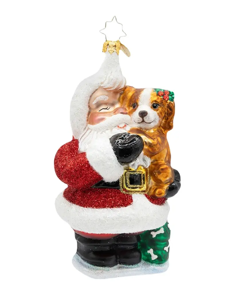 Christopher Radko Jolly & Pawsome Christmas Ornament | Image 1 Christopher Radko Jolly & Pawsome Christmas Ornament | Image 1