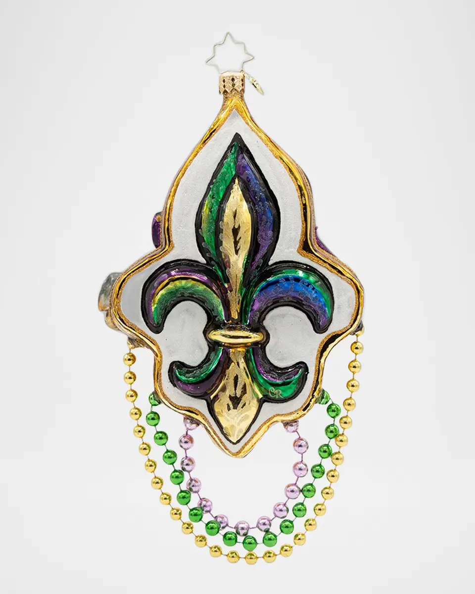 Christopher Radko Gator Gras Christmas Ornament | Thumbnail 2 Christopher Radko Gator Gras Christmas Ornament | Thumbnail 2